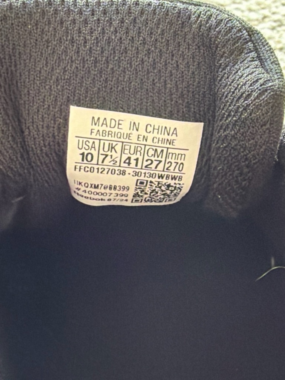 Reebok Classic Black Low-Top Sneakers - Picture 4 of 6